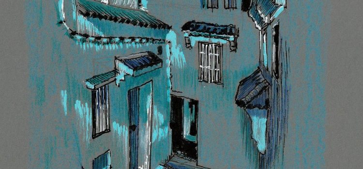 Fondo gris: Chaouen 2